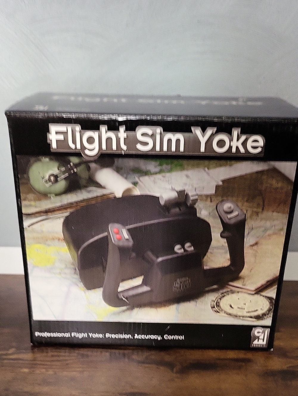 CH Flight Sim Yoke USB 200-615 Black 5 Axis Control Precision Simulation Opened